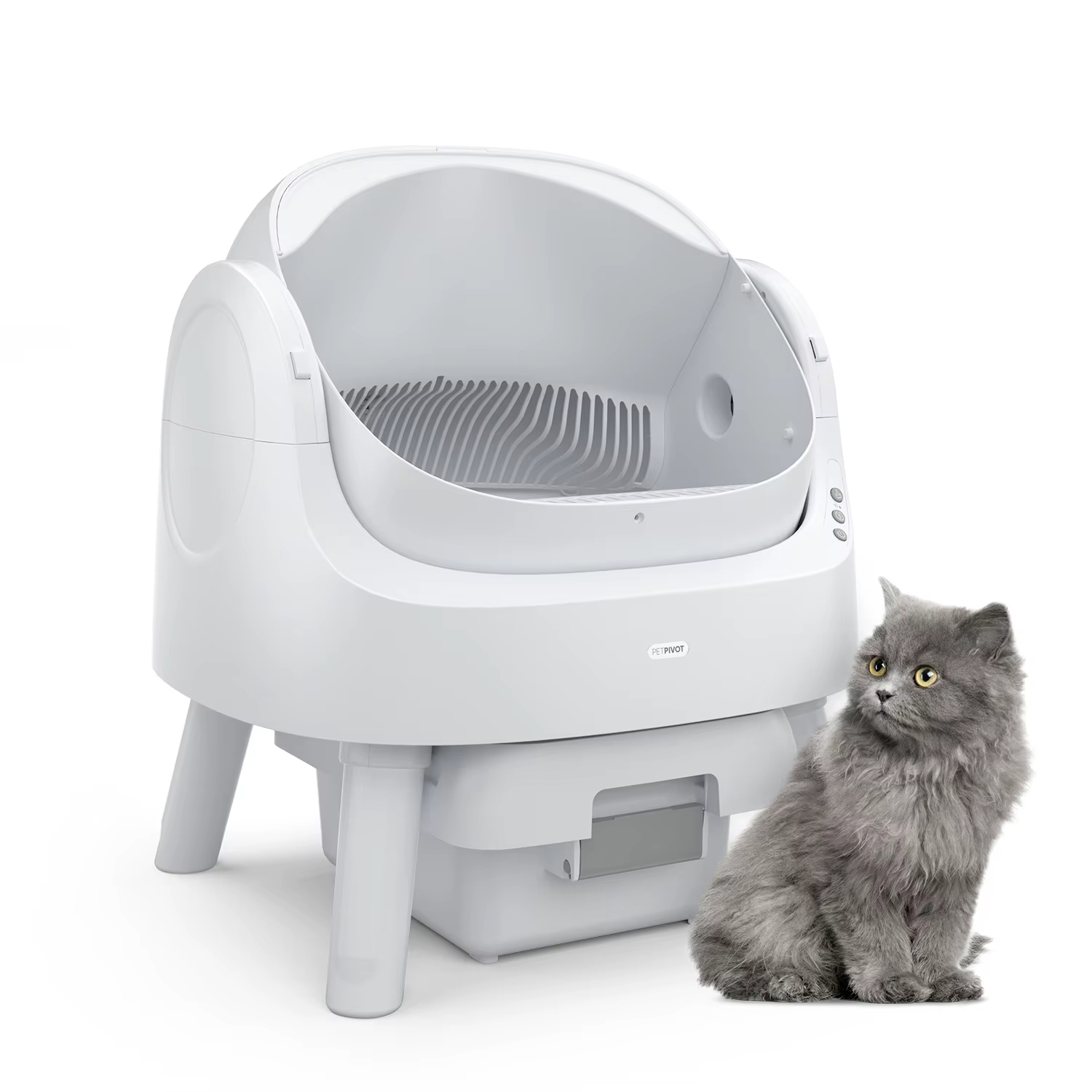 Smart Cat Litter Box Wifi App Control - Kendi Kendini Temizleyen Kedi Tuvaleti 65L