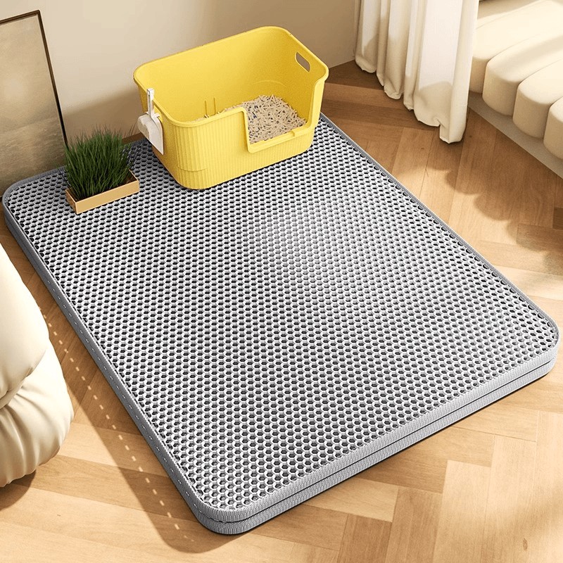 Cat Litter Mat Double Layer Waterproof - 90X60CM Kedi Tuvalet Paspası Su Geçirmez