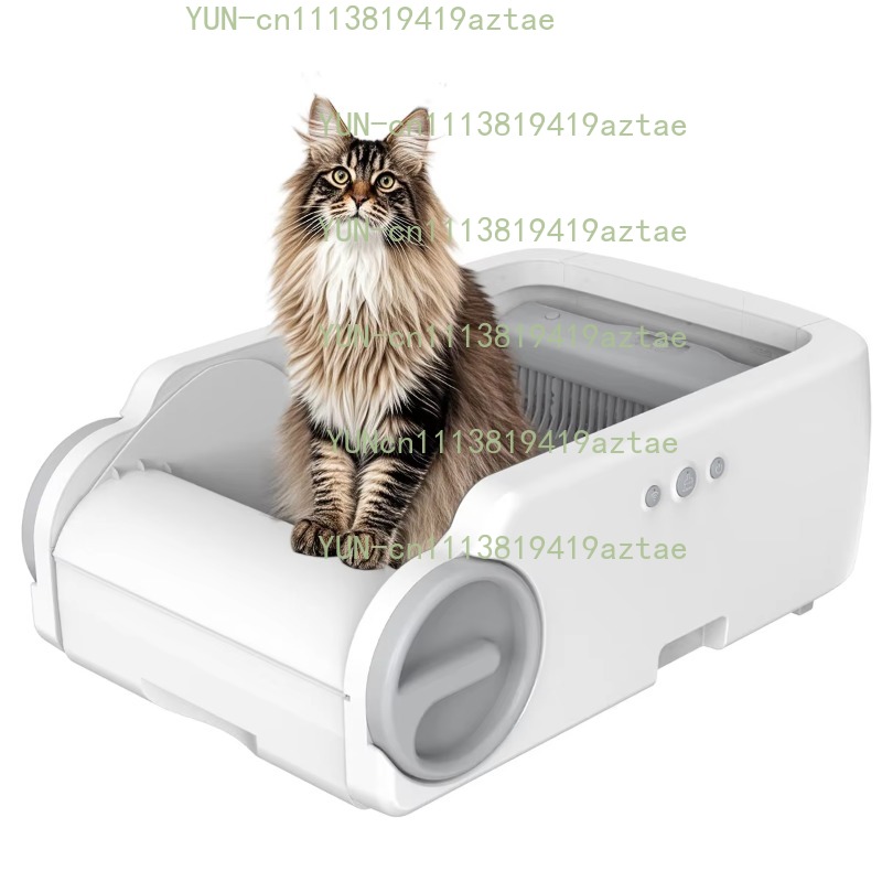 Smart Cat Litter Box Wifi App Control - Akıllı Paslanmaz Çelik Kedi Tuvaleti, WiFi