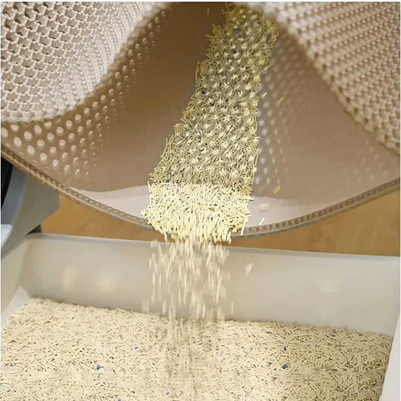 Cat Litter Mat Double Layer Waterproof - Evcil Kedi Kumu Matı, Su Geçirmez,