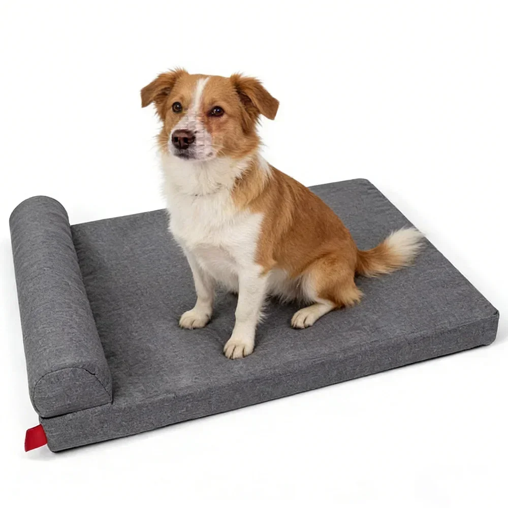 Orthopedic Memory Foam Dog Bed Washable - Kaymaz Tabanlı Köpek Yatağı, Ortopedik Evcil