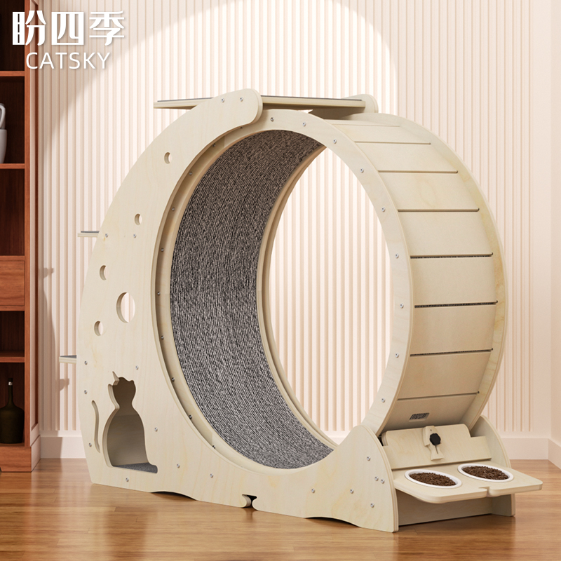 Cat Running Wheel Exercise Treadmill - Güzel Tasarımlı Özelleştirilmiş Evcil Hayvan Ekipmanı