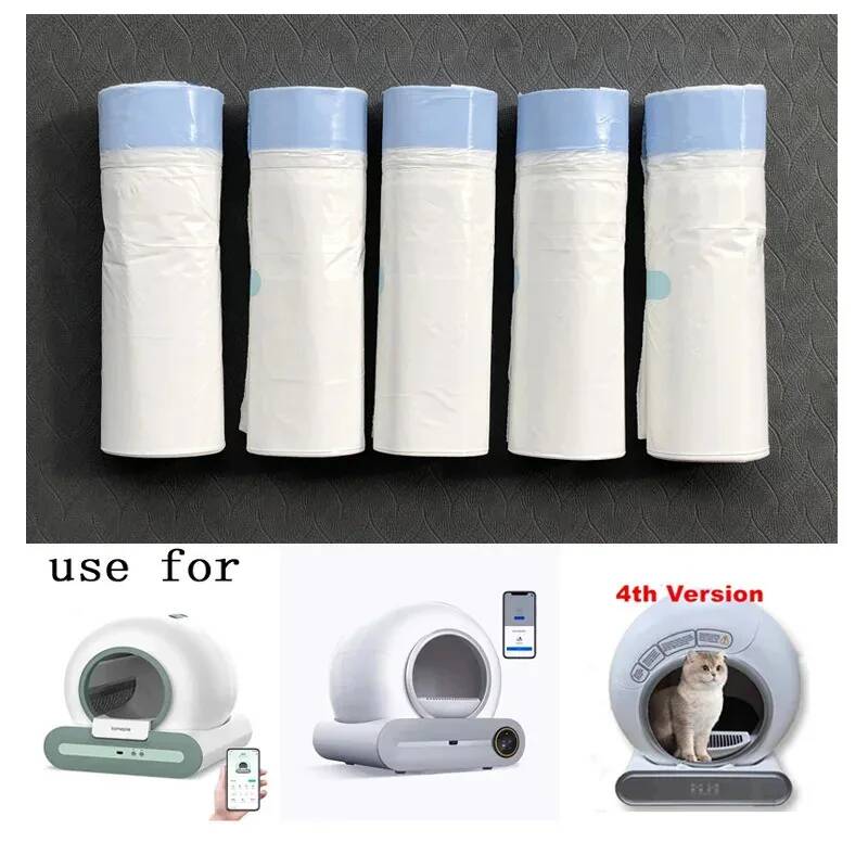 Automatic Litter Box Waste Bag Liner - 90 Adet Ekstra Kalın Kedi Tuvaleti