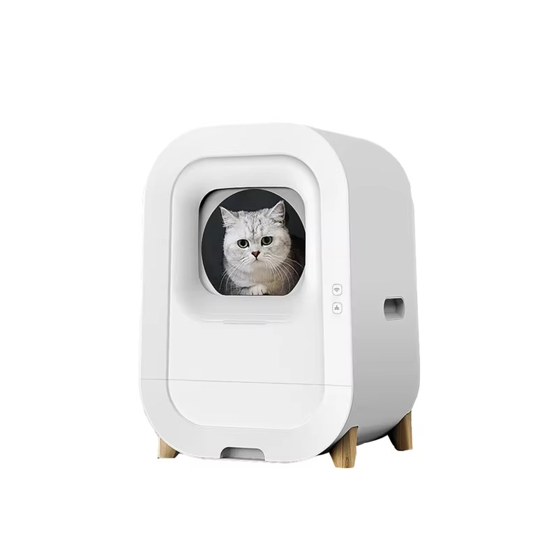 Smart Cat Litter Box Wifi App Control - APP WIFI Kontrollü, Büyük Evcil Kediler