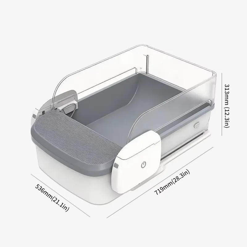 Self Cleaning Cat Litter Box Automatic - STLF Akıllı, kendi kendini temizleyen kedi