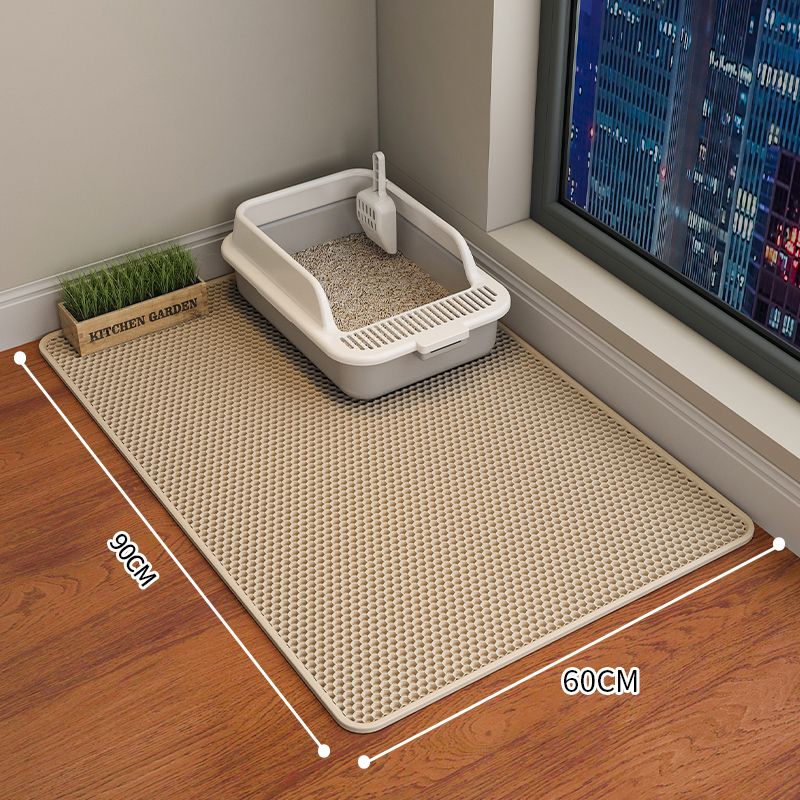 Cat Litter Mat Double Layer Waterproof - Su geçirmez Kedi Kumu Mat evcil