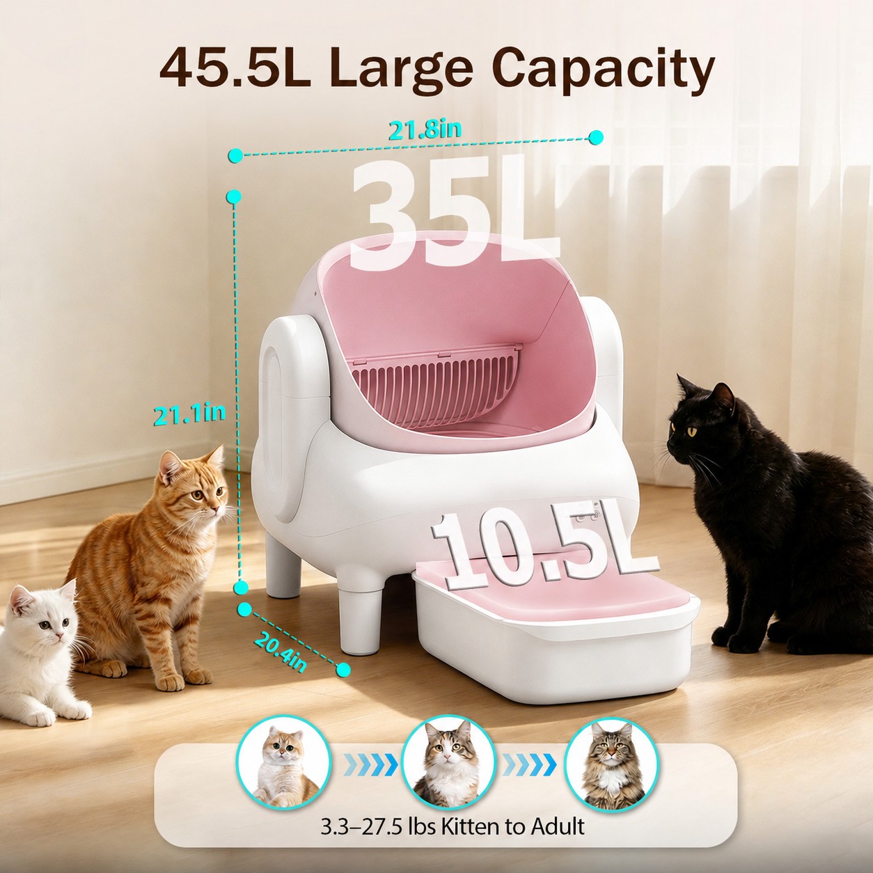 Otomatik Kedi Tuvaleti, Akıllı - Smart Cat Litter Box Wifi App Control incelemesi ve fiyatı