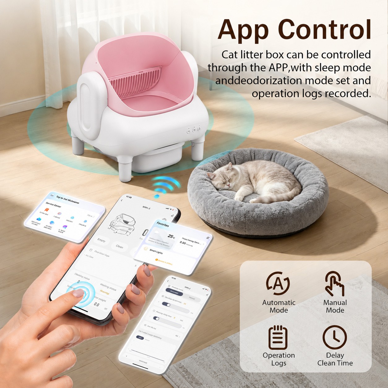 Otomatik Kedi Tuvaleti, Akıllı - Smart Cat Litter Box Wifi App Control incelemesi ve fiyatı