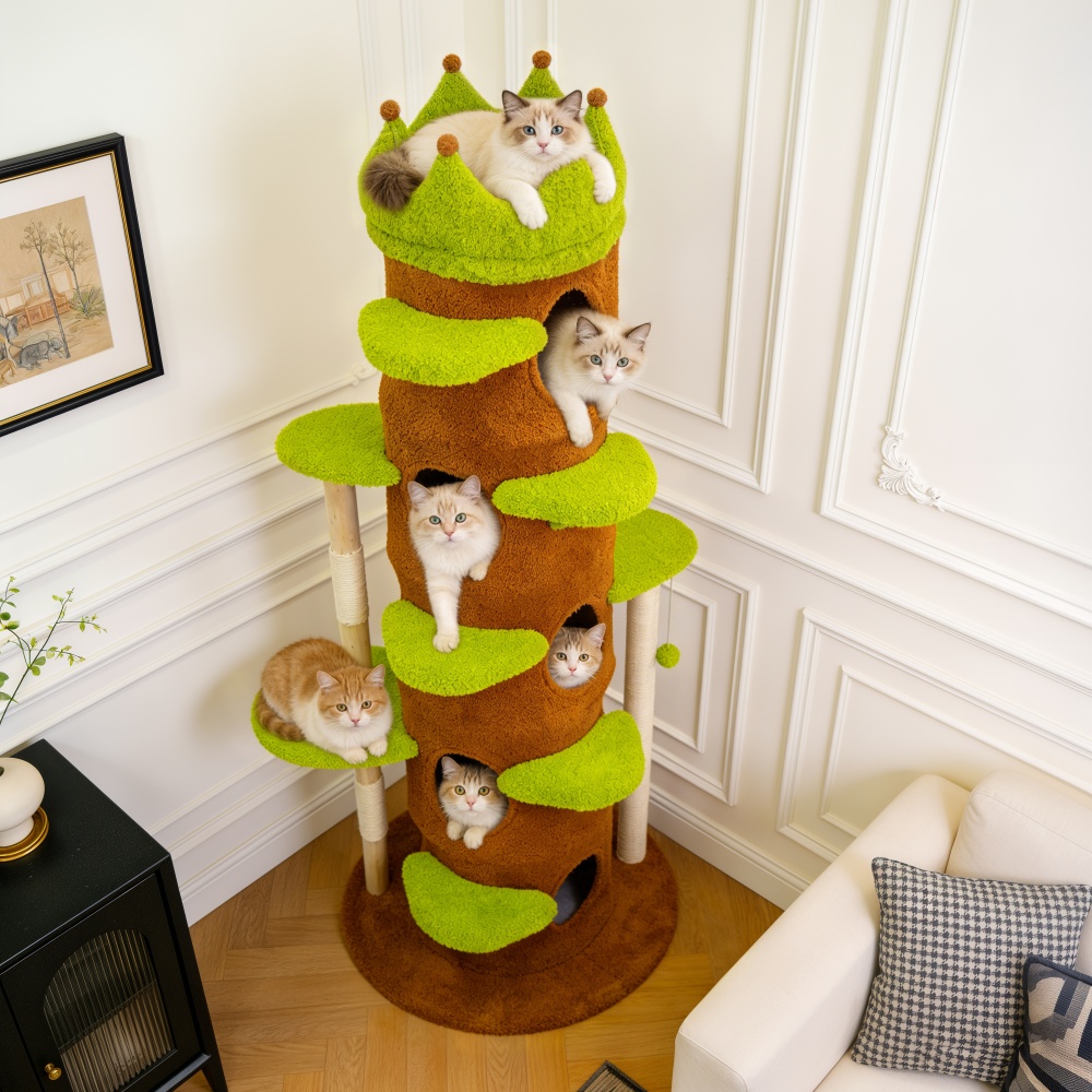 XXL Boyunda Kedi Ağacı Kulesi, - Cat Scratching Post Sisal Tree Tower incelemesi ve fiyatı