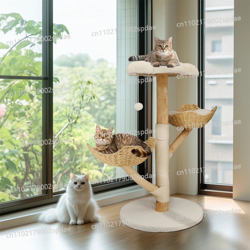 Modern Kapalı Kedi Ağacı Aktiv - Cat Scratching Post Sisal Tree Tower incelemesi ve fiyatı
