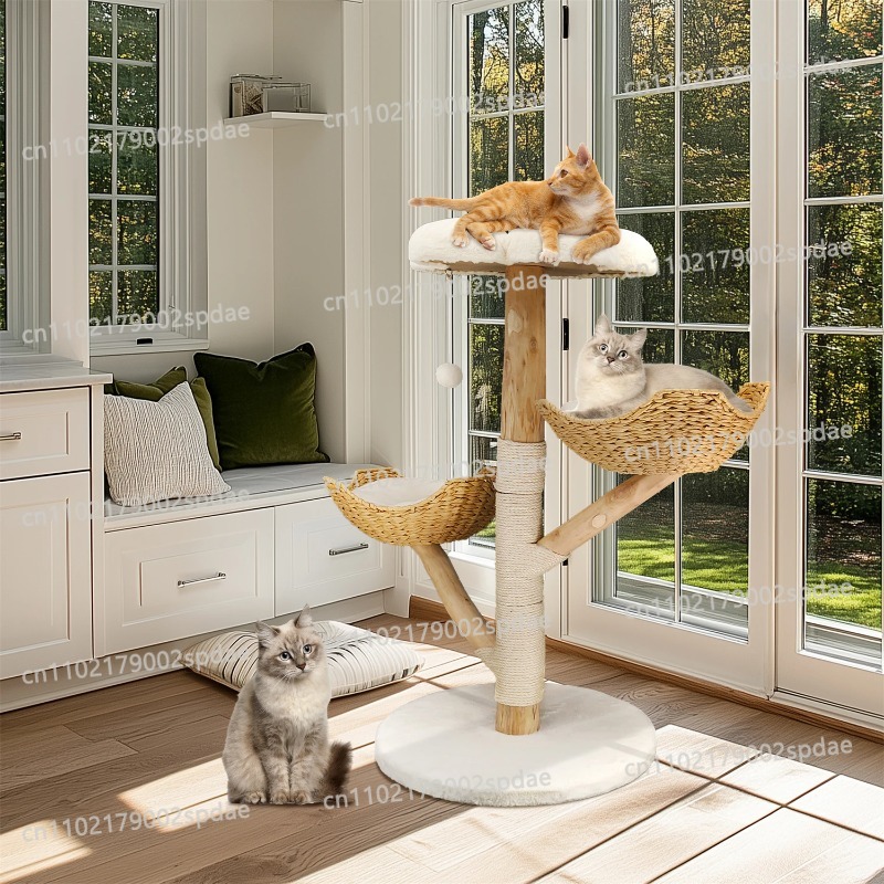 Modern Kapalı Kedi Ağacı Aktiv - Cat Scratching Post Sisal Tree Tower incelemesi ve fiyatı