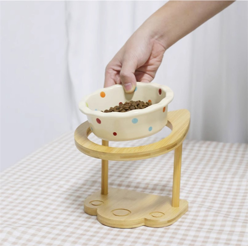 Sevimli Yükseltilmiş Eğimli Ke - Elevated Ceramic Cat Bowls Tilted Food incelemesi ve fiyatı