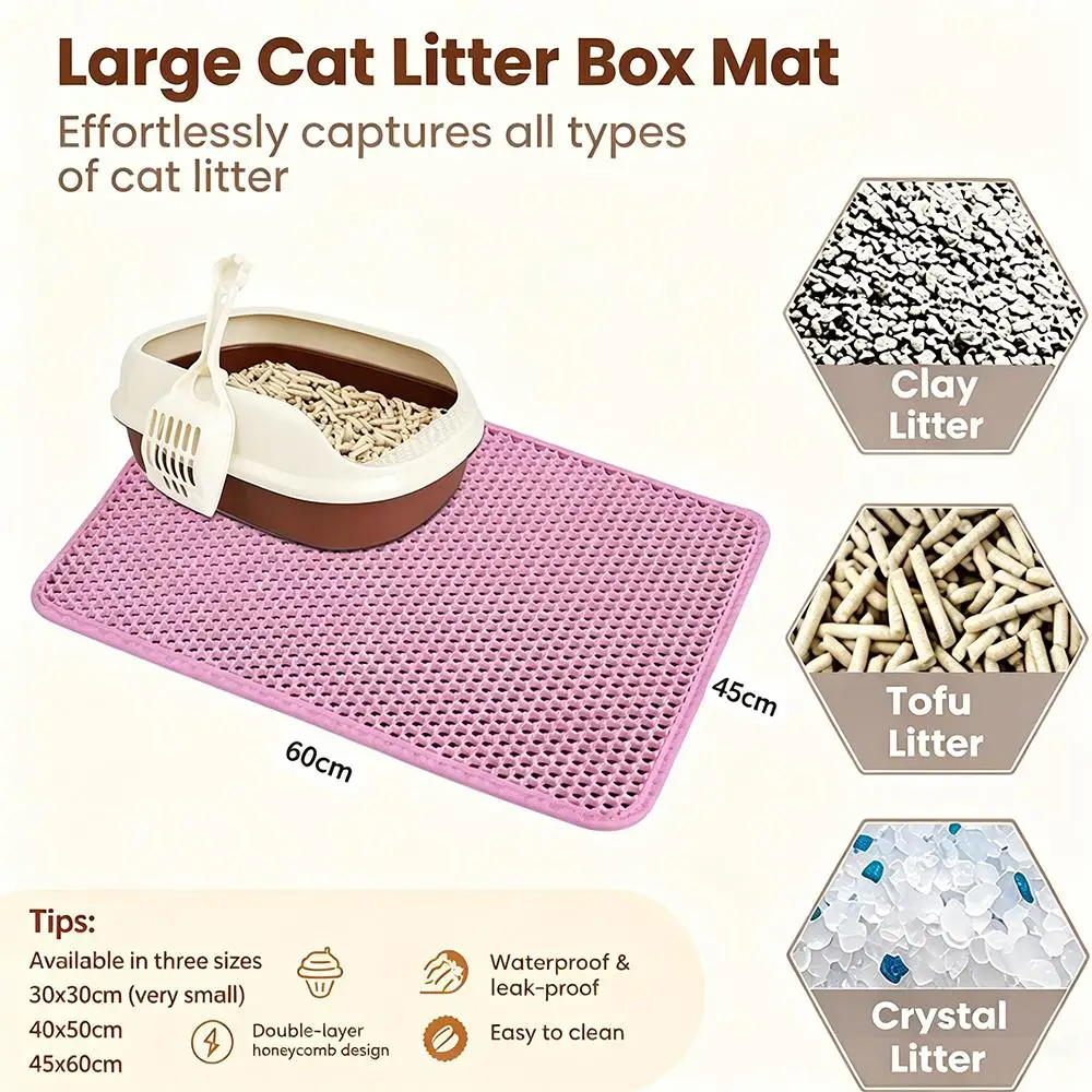 3 Boyutlu, Çift Katmanlı, Kaym - Cat Litter Mat Double Layer Waterproof incelemesi ve fiyatı