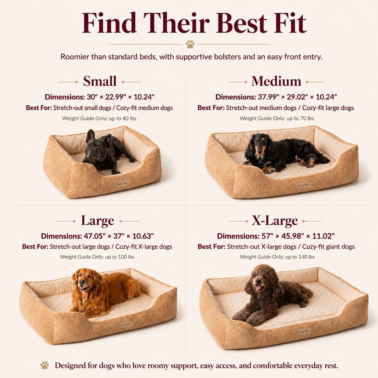 Büyük Köpekler İçin Serinletic - Orthopedic Memory Foam Dog Bed Washable incelemesi ve fiyatı