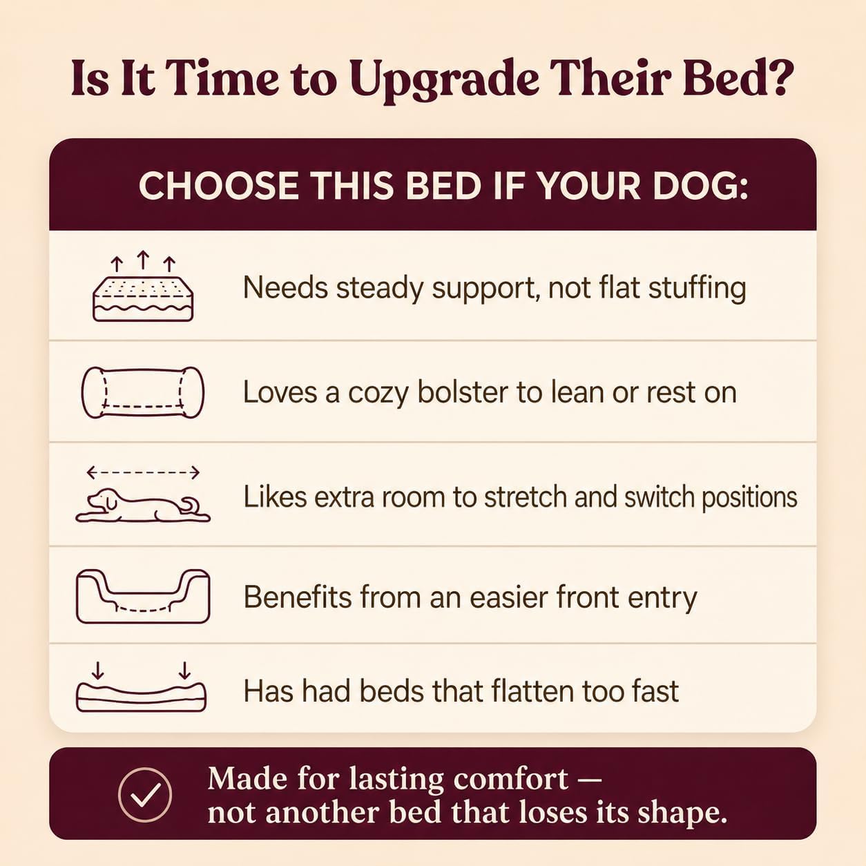 Büyük Köpekler İçin Serinletic - Orthopedic Memory Foam Dog Bed Washable incelemesi ve fiyatı