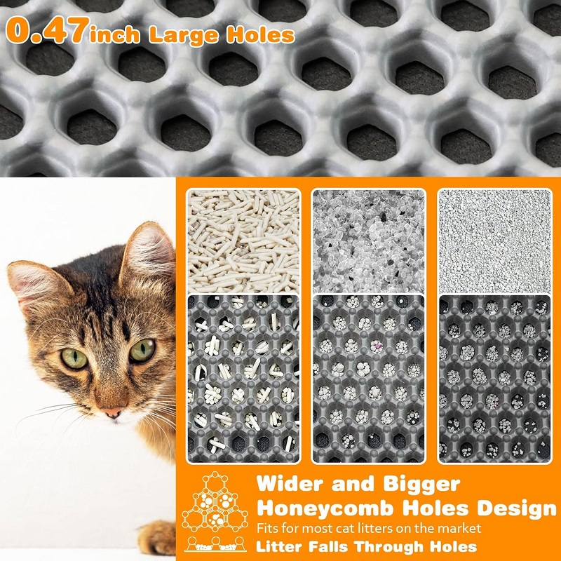 Büyük Boy Kedi Tuvaleti Paspas - Cat Litter Mat Double Layer Waterproof incelemesi ve fiyatı