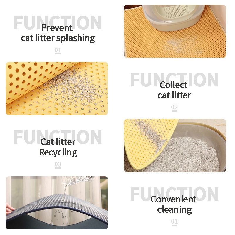 Büyük Çift Katmanlı EVA Kedi K - Cat Litter Mat Double Layer Waterproof incelemesi ve fiyatı