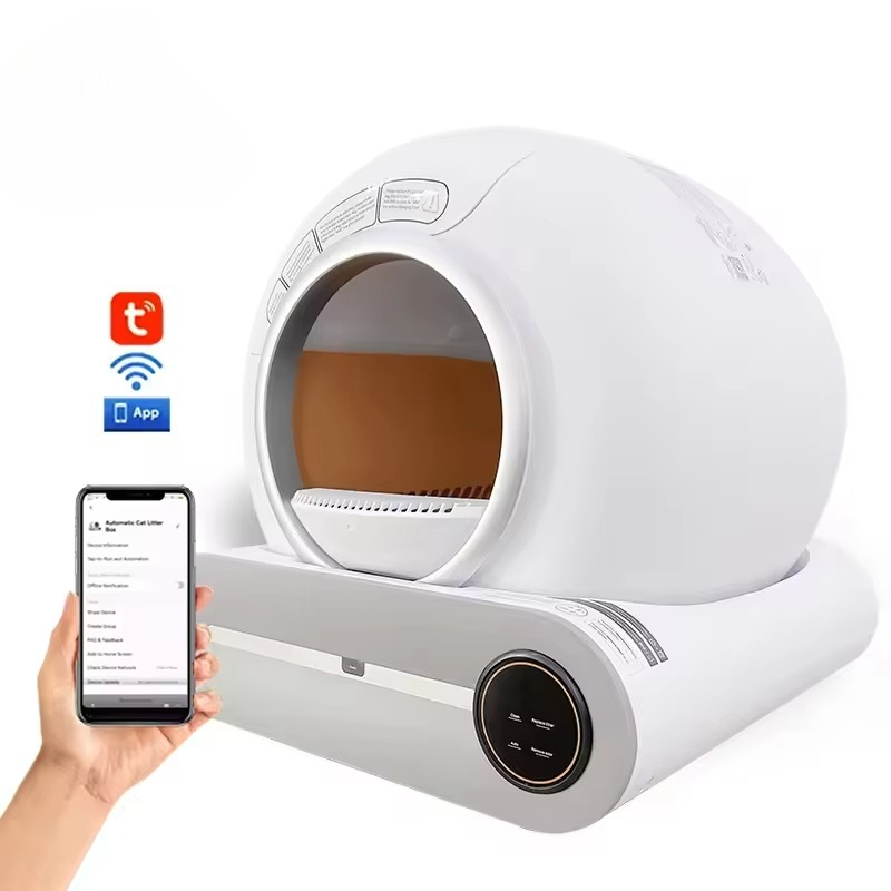 Modern UYGULAMA Kontrollü WIFI - Smart Cat Litter Box Wifi App Control incelemesi ve fiyatı