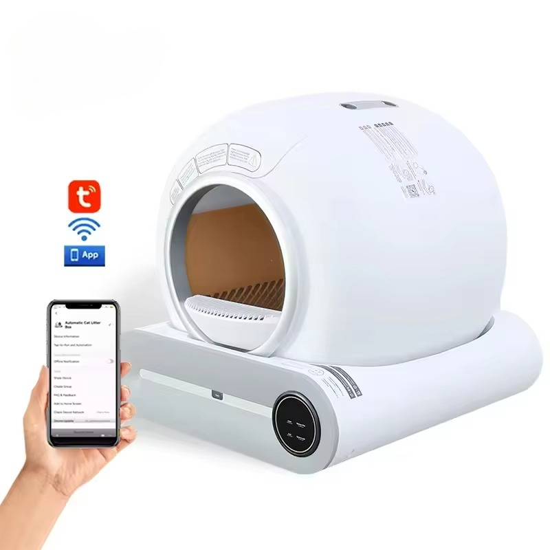 Modern UYGULAMA Kontrollü WIFI - Smart Cat Litter Box Wifi App Control incelemesi ve fiyatı