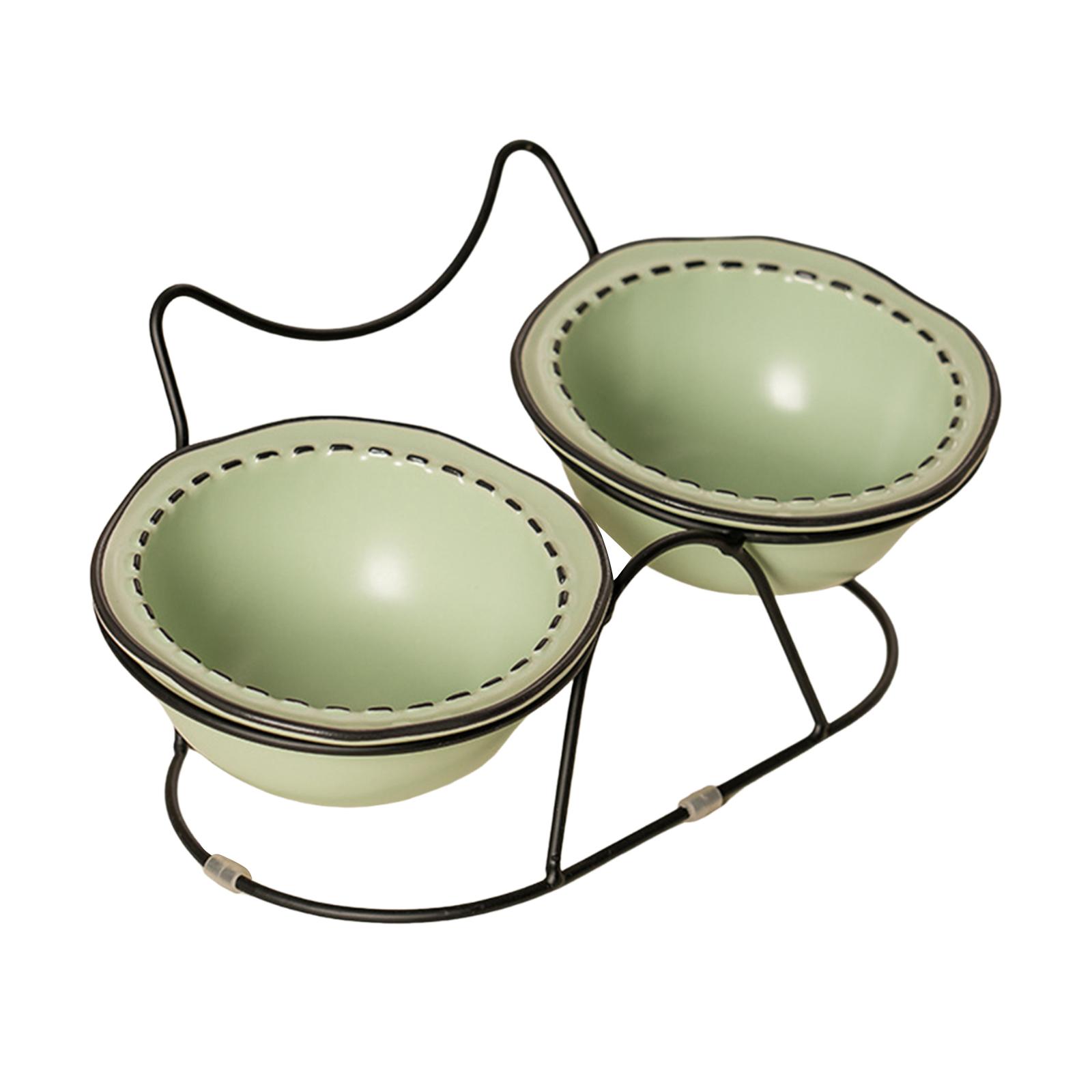 Kedi ve Yavru Kediler İçin Yük - Elevated Ceramic Cat Bowls Tilted Food incelemesi ve fiyatı
