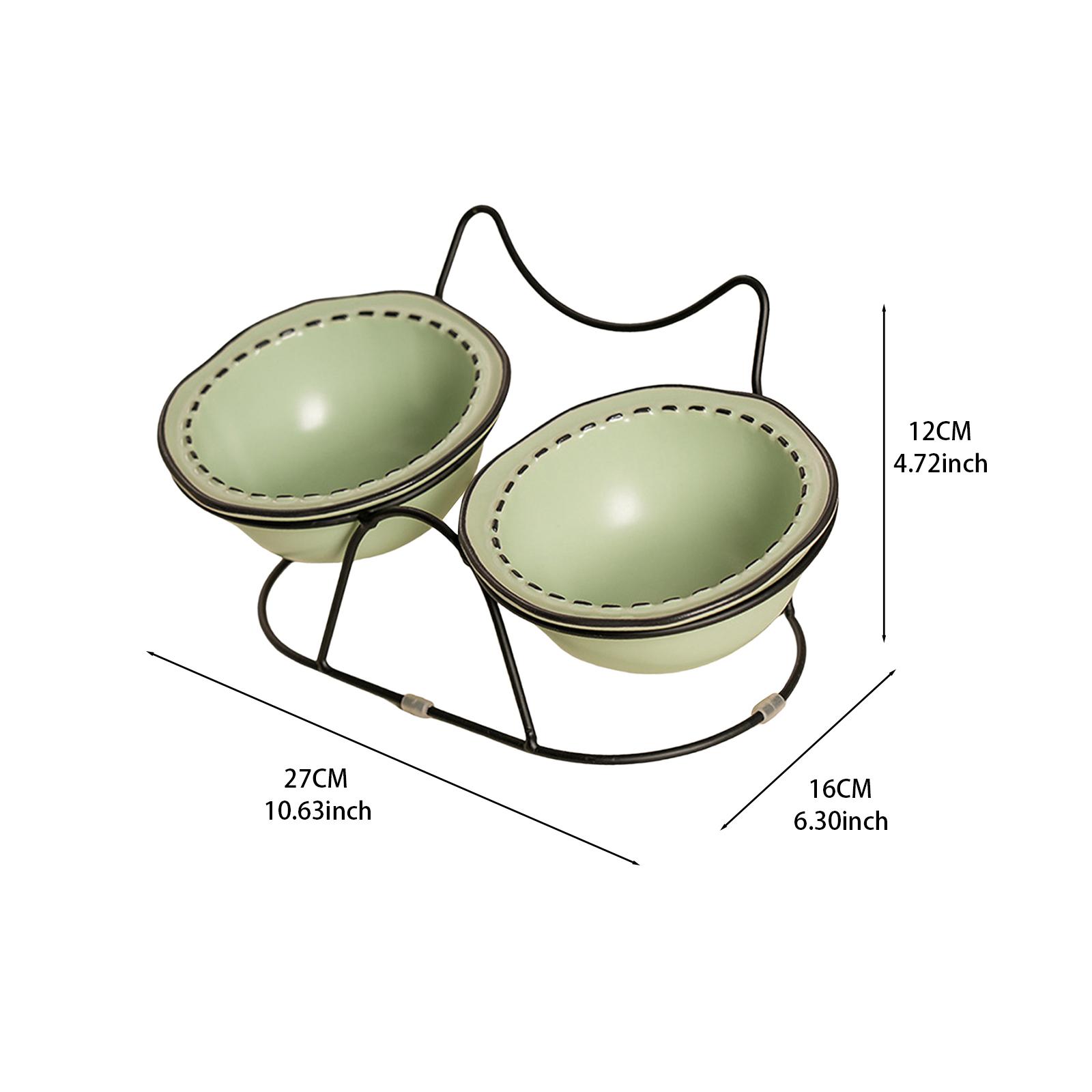 Kedi ve Yavru Kediler İçin Yük - Elevated Ceramic Cat Bowls Tilted Food incelemesi ve fiyatı