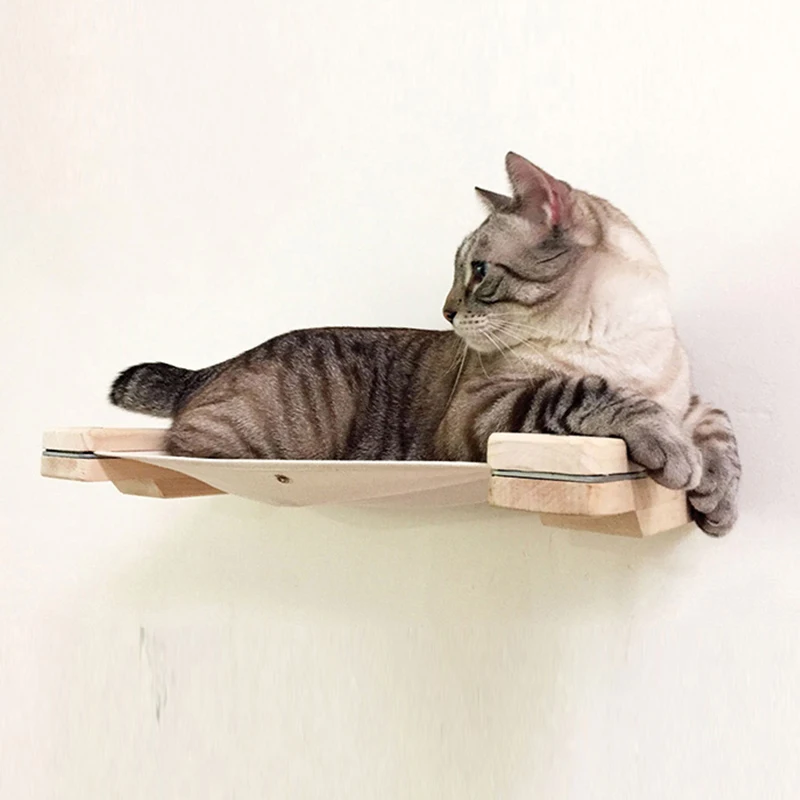 Duvara Monte Edilebilen, Masif - Cat Wall Climbing Shelves Hammock Wooden incelemesi ve fiyatı