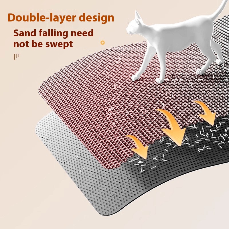 90X60CM Kedi Tuvalet Paspası S - Cat Litter Mat Double Layer Waterproof incelemesi ve fiyatı
