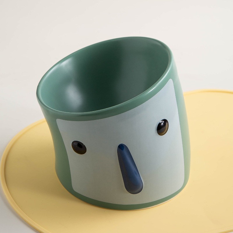 Seramik, Eğik ve Yükseltilmiş  - Elevated Ceramic Cat Bowls Tilted Food incelemesi ve fiyatı