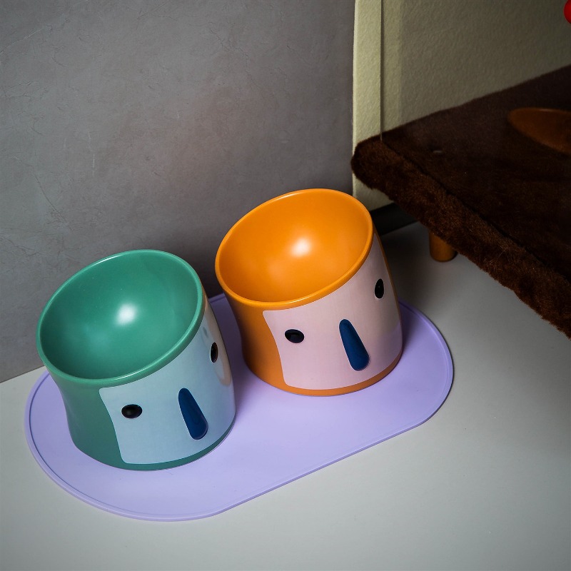 Seramik, Eğik ve Yükseltilmiş  - Elevated Ceramic Cat Bowls Tilted Food incelemesi ve fiyatı