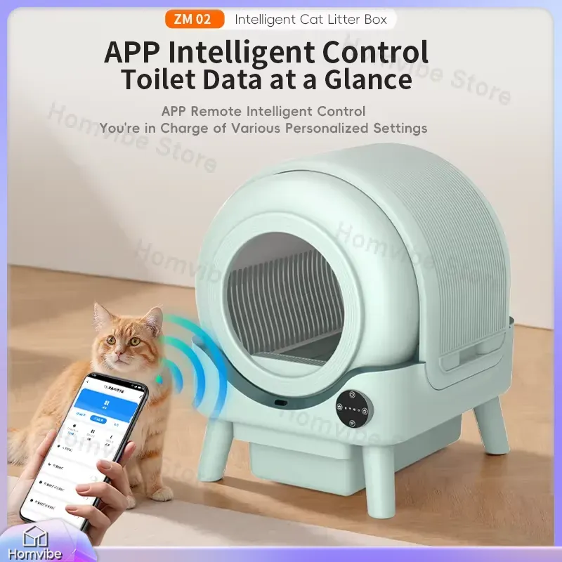 Akıllı Otomatik Kendi Kendini  - Smart Cat Litter Box Wifi App Control incelemesi ve fiyatı