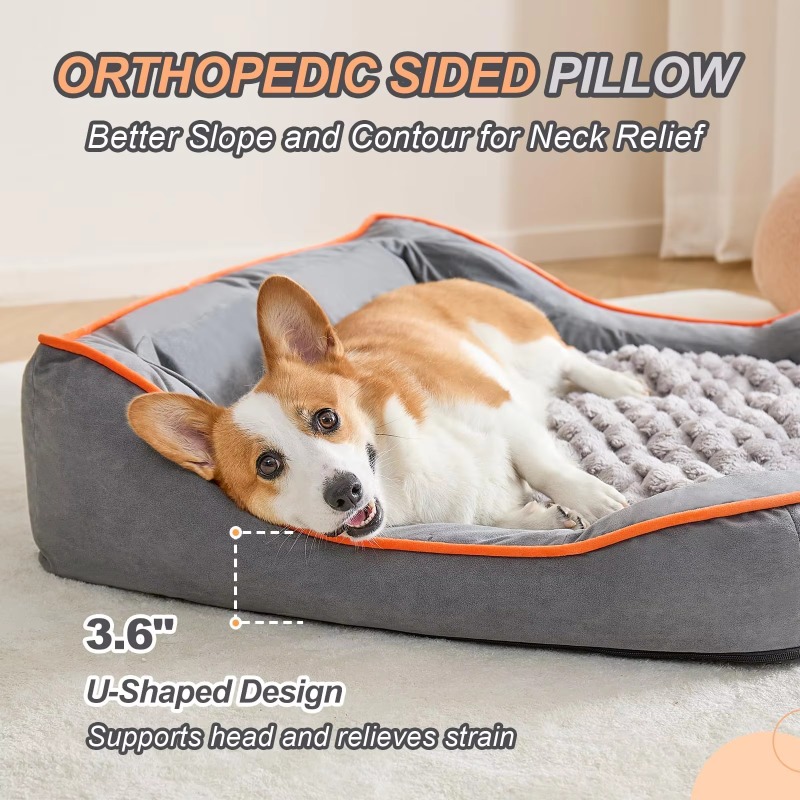 Özelleştirilmiş su geçirmez yı - Orthopedic Memory Foam Dog Bed Washable incelemesi ve fiyatı