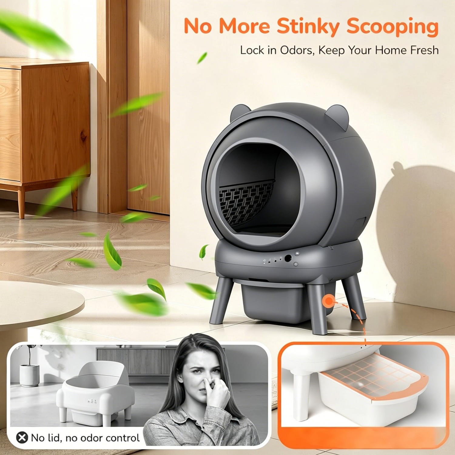 Cumrige Akıllı Uygulama Kontro - Self Cleaning Cat Litter Box Automatic incelemesi ve fiyatı