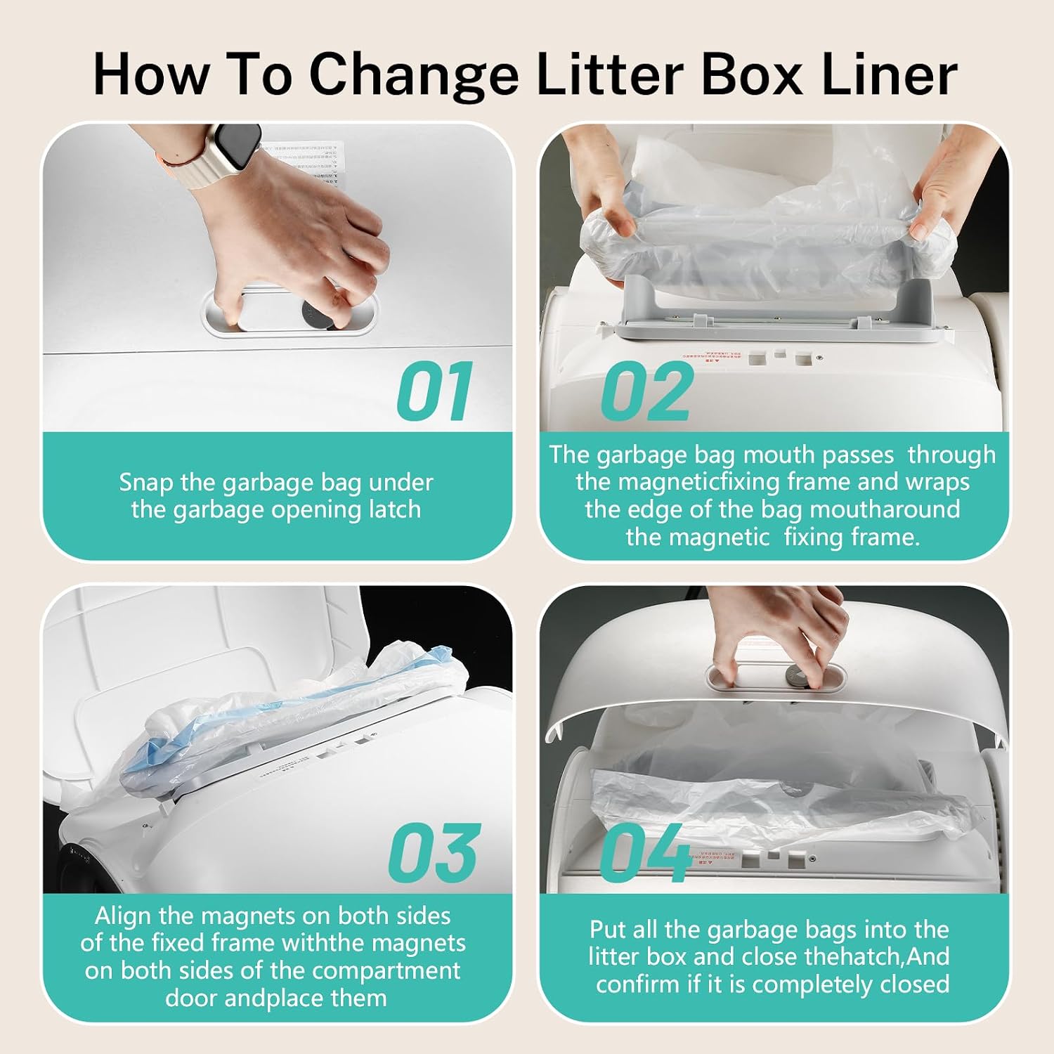 2/5 Rulo, Tonepie Otomatik Ked - Automatic Litter Box Waste Bag Liner incelemesi ve fiyatı