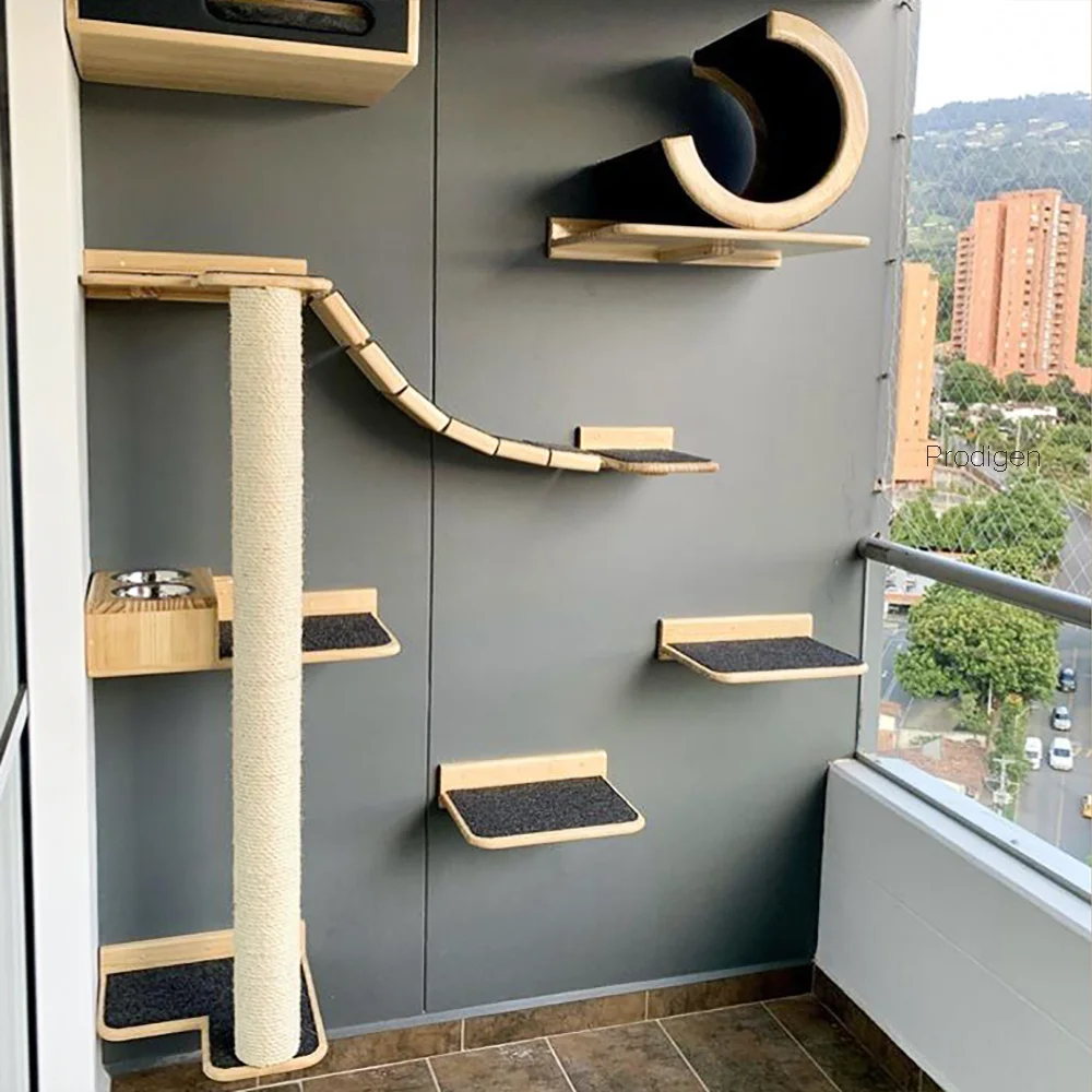 Duvara Monte Kedi Tırmanma Ahş - Cat Wall Climbing Shelves Hammock Wooden incelemesi ve fiyatı