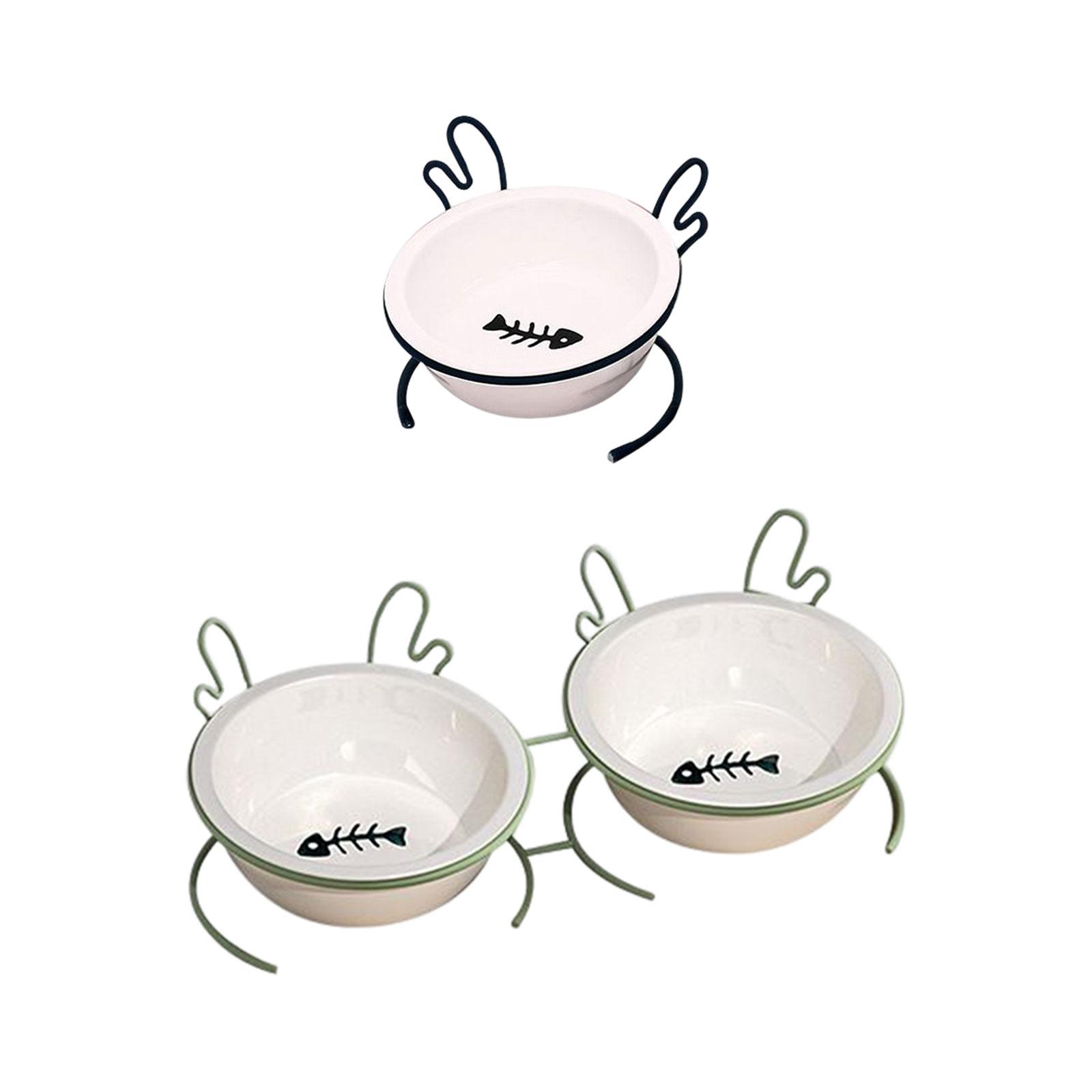 Yükseltilmiş Kedi Mama Kabı, E - Elevated Ceramic Cat Bowls Tilted Food incelemesi ve fiyatı