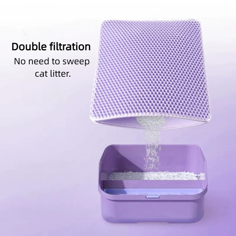 Mor Kedi Tuvalet Paspası Çift  - Cat Litter Mat Double Layer Waterproof incelemesi ve fiyatı
