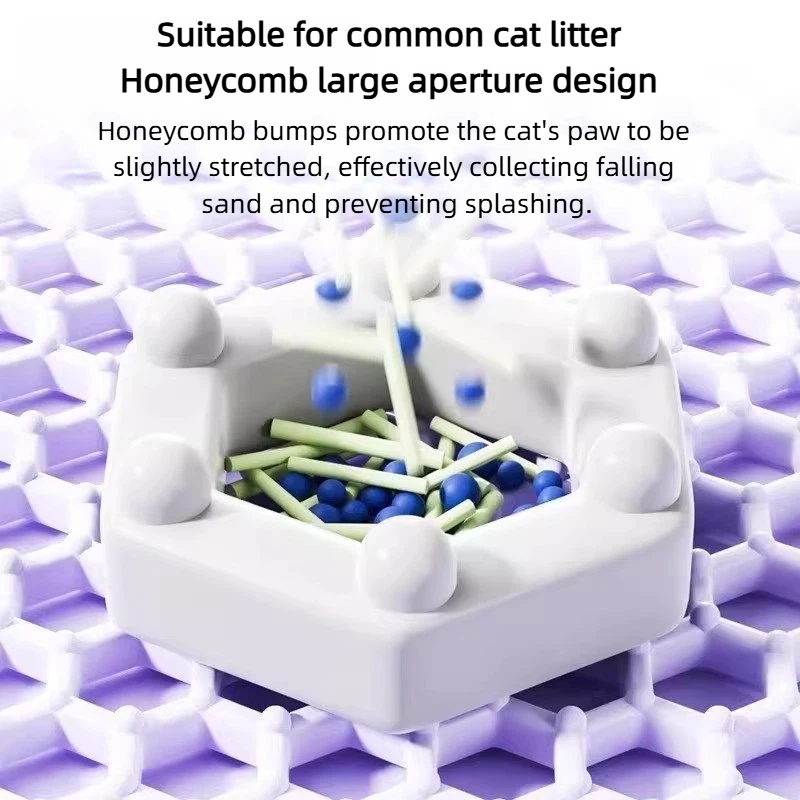 Mor Kedi Tuvalet Paspası Çift  - Cat Litter Mat Double Layer Waterproof incelemesi ve fiyatı