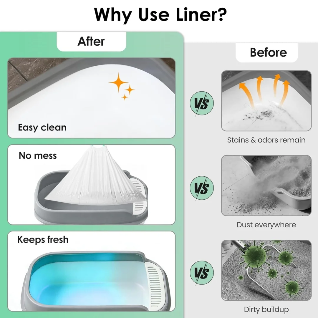 Rulo Halinde Sunulan, İpli Ked - Automatic Litter Box Waste Bag Liner incelemesi ve fiyatı