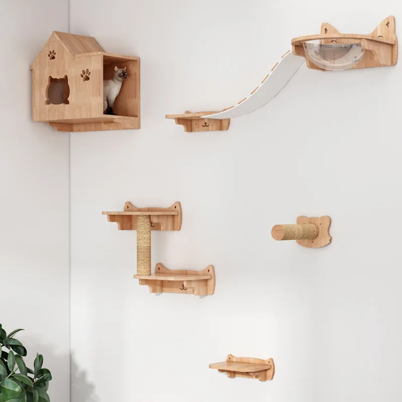 Duvara Monte Kedi Hamak Yatağı - Cat Wall Climbing Shelves Hammock Wooden incelemesi ve fiyatı