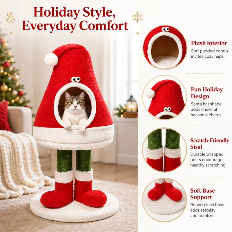 Özel Tasarım İç Mekan Noel Ked - Cat Scratching Post Sisal Tree Tower incelemesi ve fiyatı