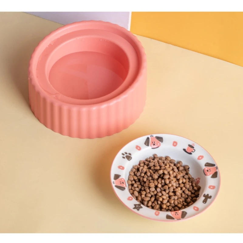 Yüksek Seramik Evcil Hayvan Ma - Elevated Ceramic Cat Bowls Tilted Food incelemesi ve fiyatı