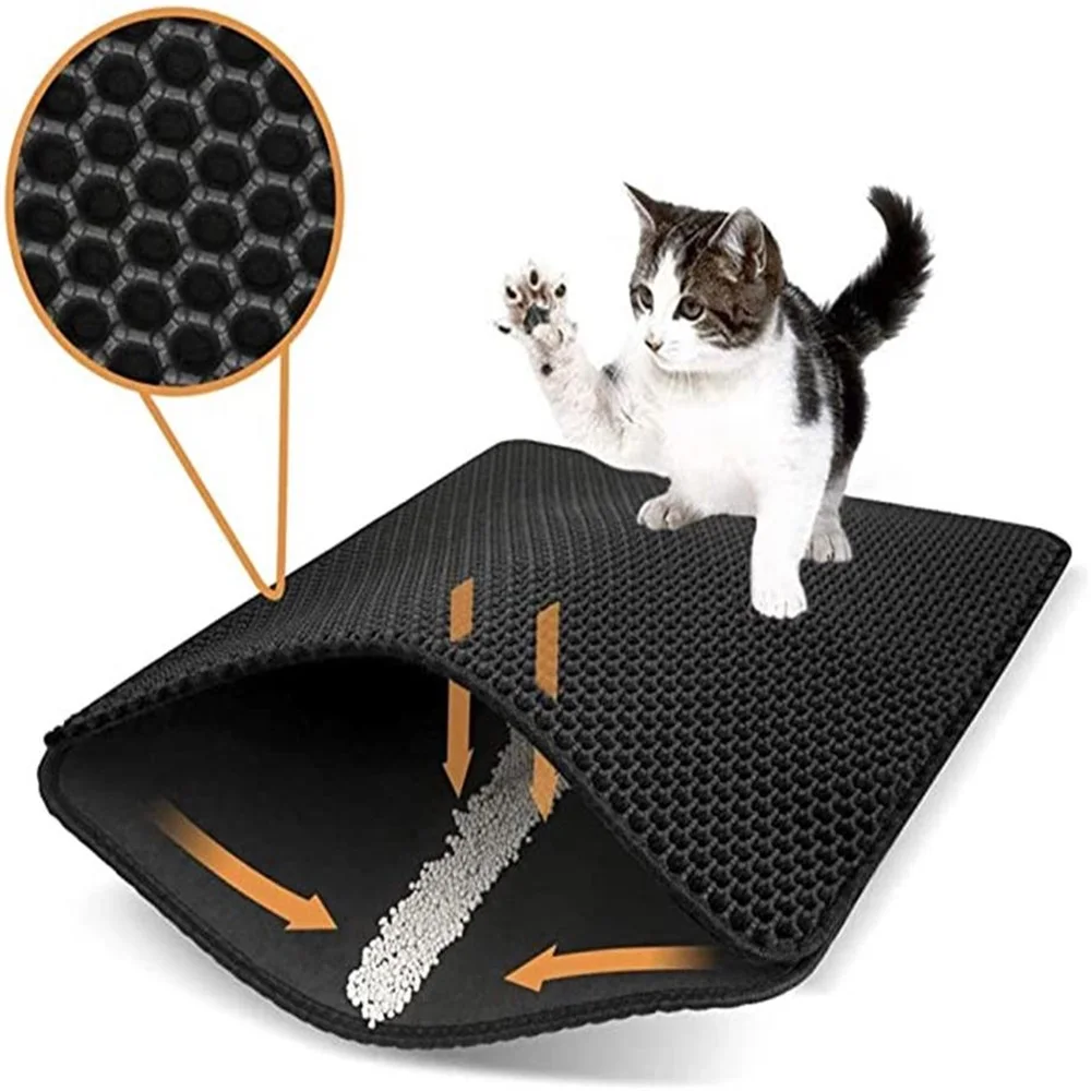 Kedi kumu matı çift katmanlı s - Cat Litter Mat Double Layer Waterproof incelemesi ve fiyatı