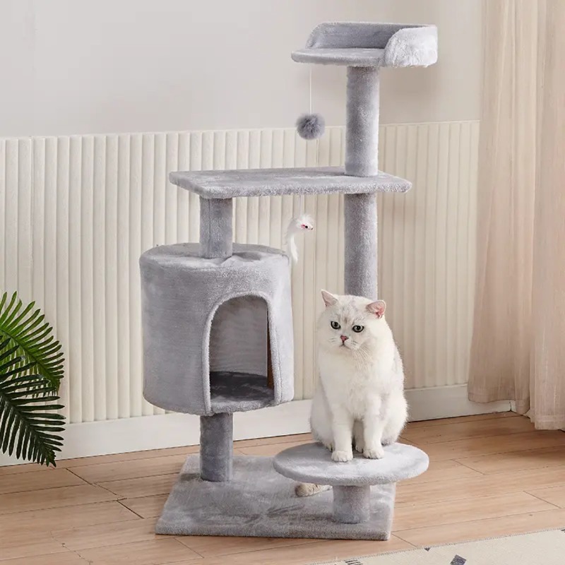 Büyük Kedi Ağacı Kulesi Entegr - Cat Scratching Post Sisal Tree Tower incelemesi ve fiyatı