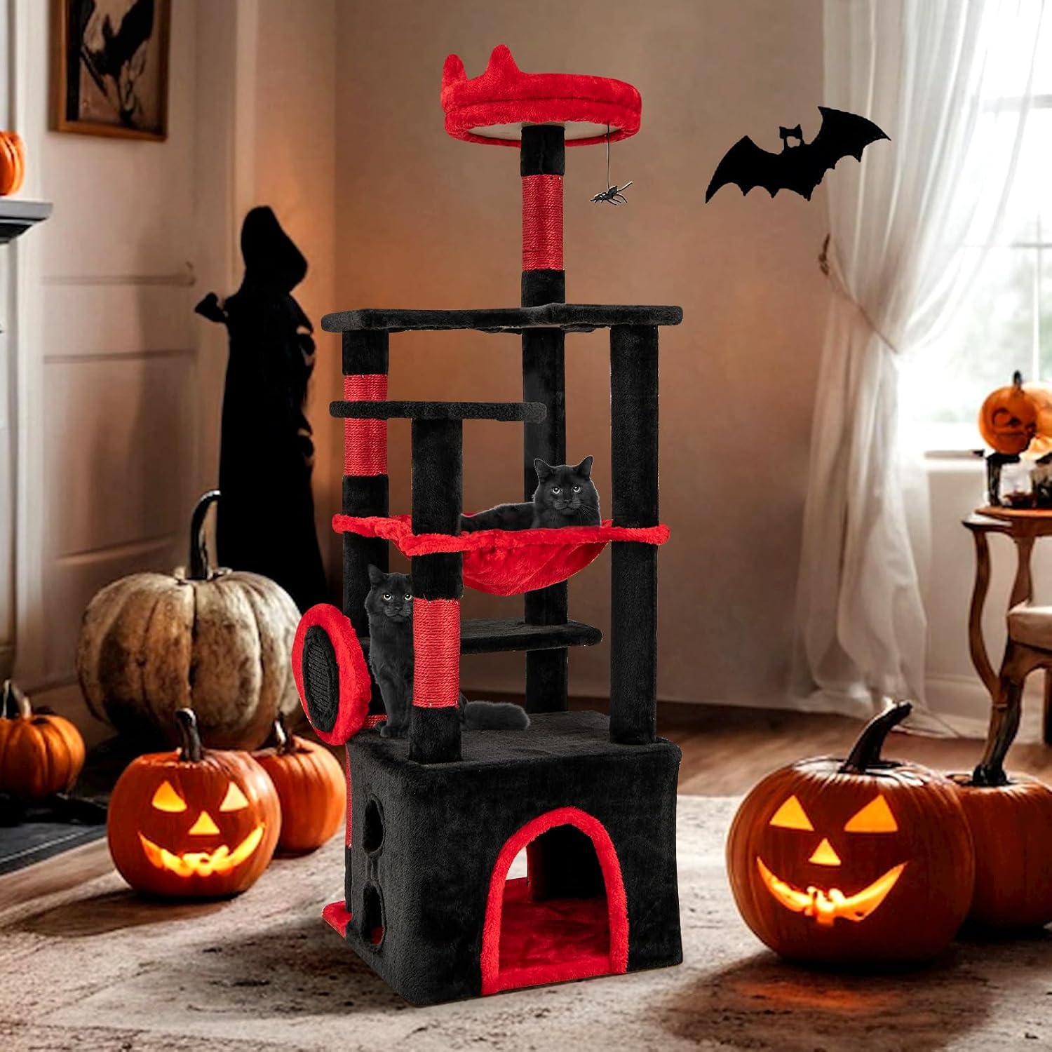 Gotik Kedi Tırmalama Ağacı, Si - Cat Scratching Post Sisal Tree Tower incelemesi ve fiyatı