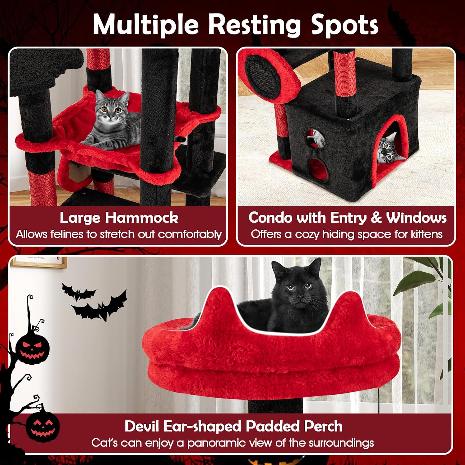 Gotik Kedi Tırmalama Ağacı, Si - Cat Scratching Post Sisal Tree Tower incelemesi ve fiyatı