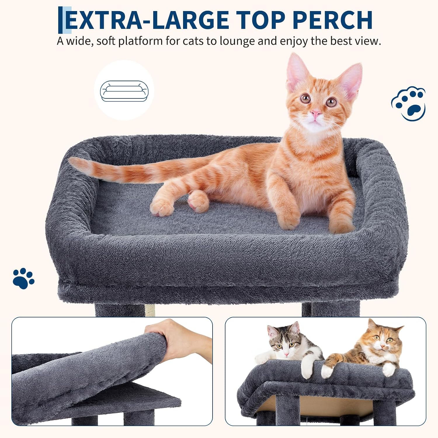 Tacleekii 61 inç Kedi Ağacı, E - Cat Scratching Post Sisal Tree Tower incelemesi ve fiyatı