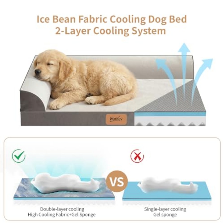 Soğutucu Jel Hafızalı Köpüklü  - Orthopedic Memory Foam Dog Bed Washable incelemesi ve fiyatı