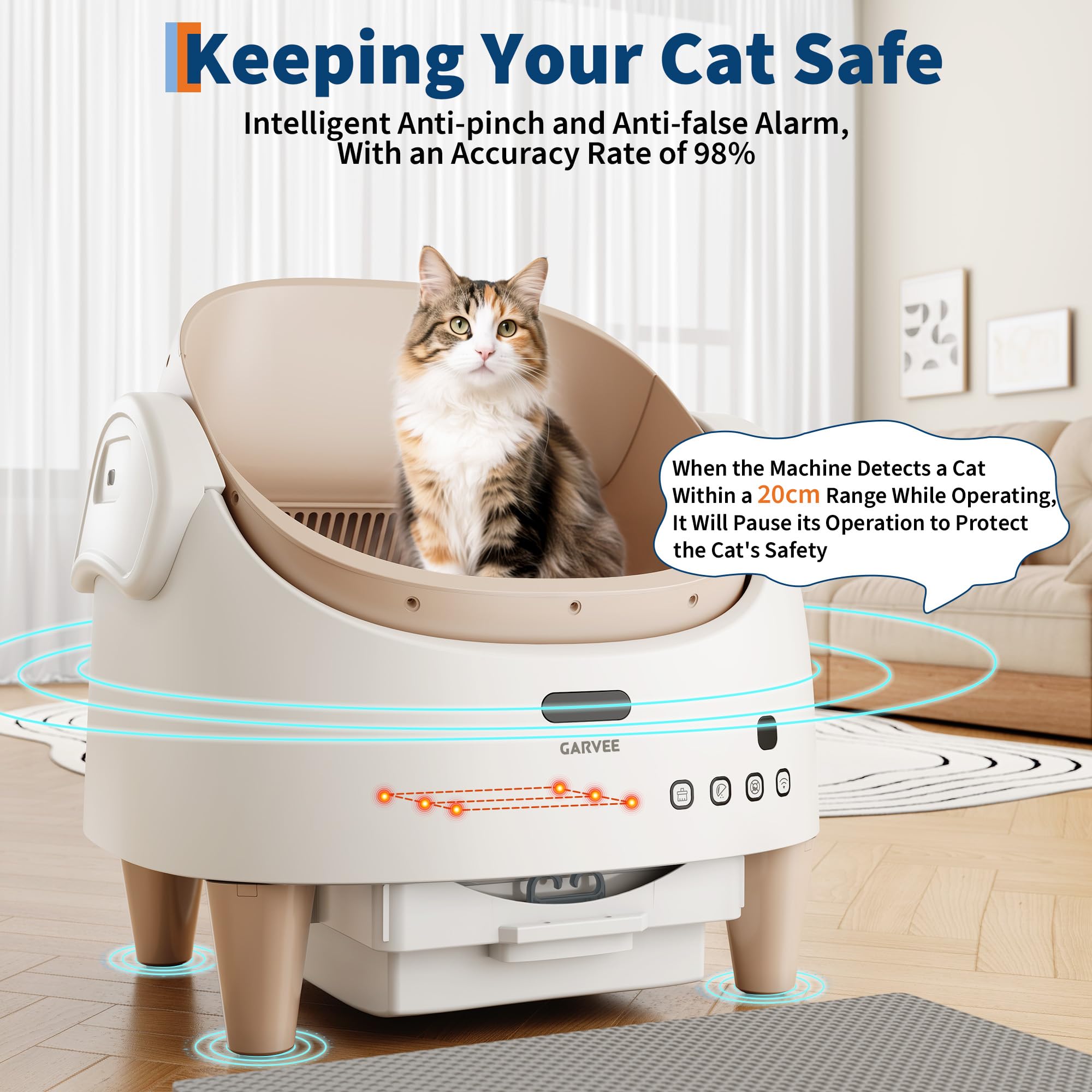 Açık Üst Tasarımlı, Kendini Te - Self Cleaning Cat Litter Box Automatic incelemesi ve fiyatı