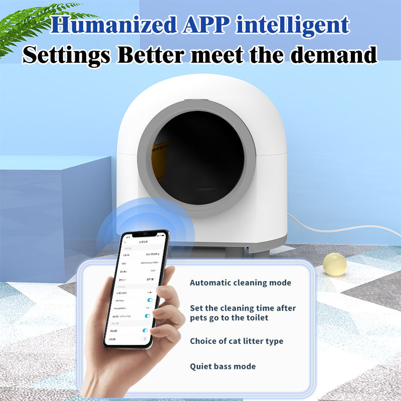 80L Büyük Kendini Temizleyen K - Smart Cat Litter Box Wifi App Control incelemesi ve fiyatı