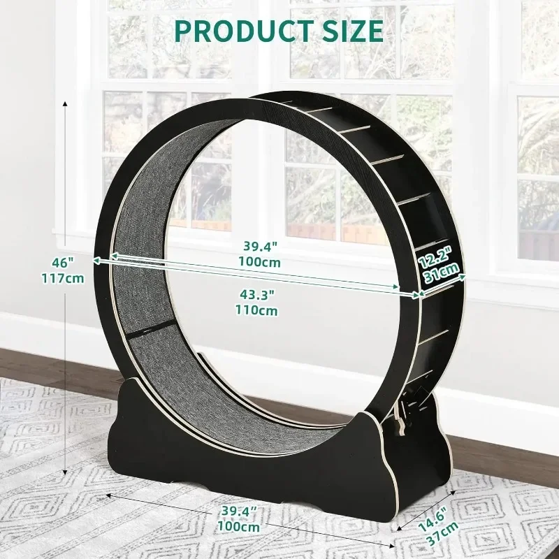 43,3 İnç Büyük Kedi Egzersiz Ç - Cat Running Wheel Exercise Treadmill incelemesi ve fiyatı